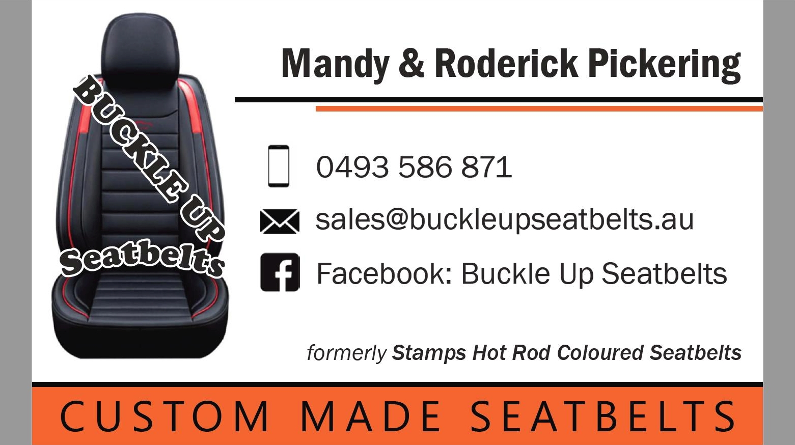 Buckle Up Business Card Pic Buckle Up Business Card Pic